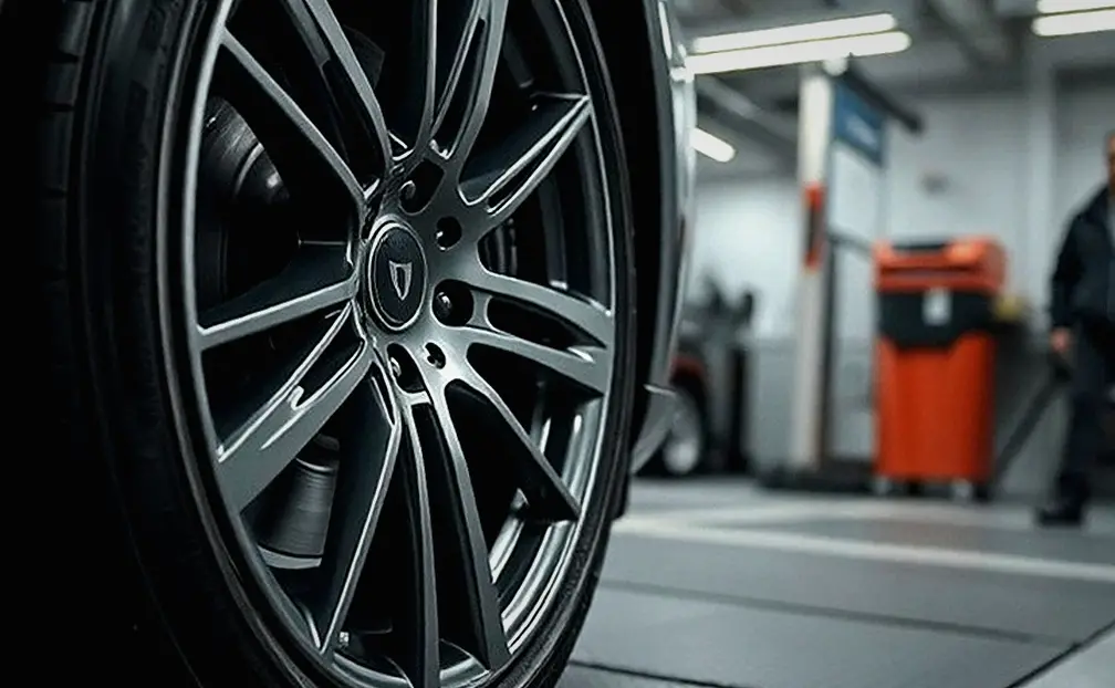 영덕읍 AMG E43 넥센타이어렌탈 진행 모습 2